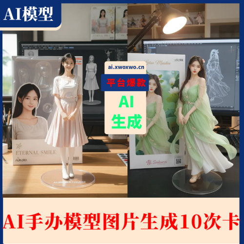 【自营】Ai手办模型图片制作10次卡