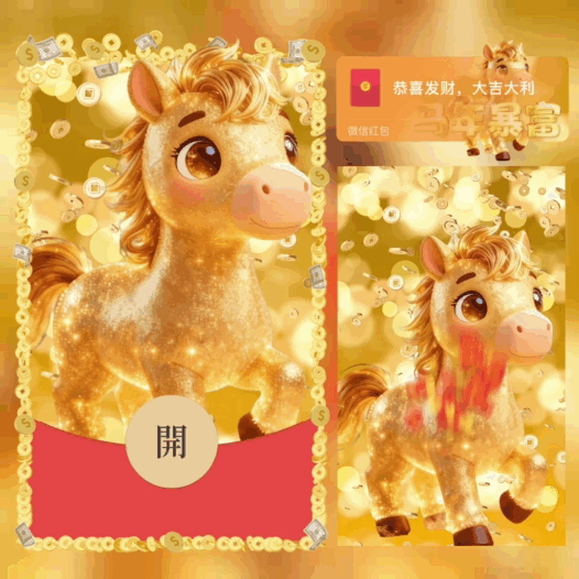 【红包封面】马年暴富/新版动态/bao