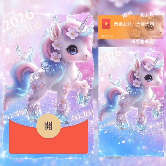 【红包封面】2026 马上好运 马上发财 /新版动态bz