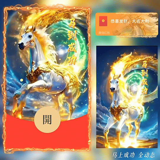 【红包封面】马到成功 /bz